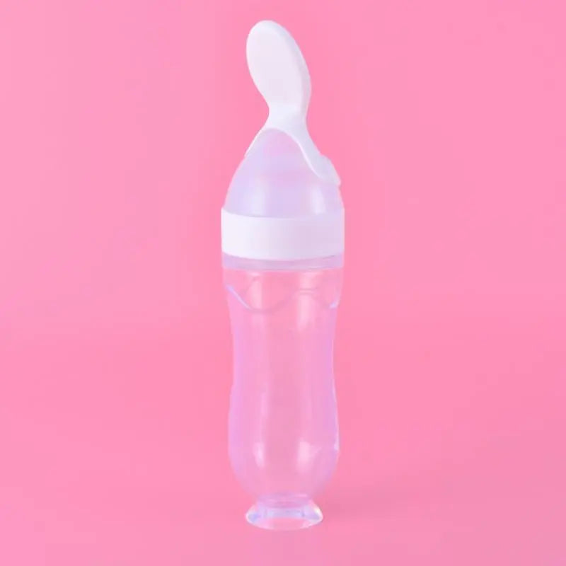 Baby Food Squeeze Feeder, Silicone Baby Milk Bottle, Baby Food Feeding Bottle, Baby Utensils, Baby Products, Drinking & Feeding Supplies, Newborn
