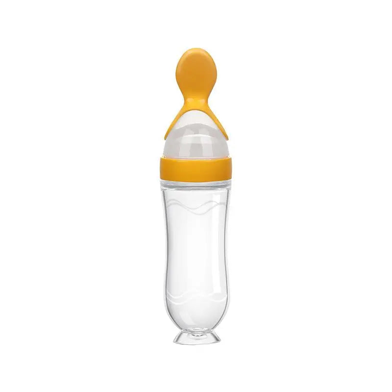 Baby Food Squeeze Feeder, Silicone Baby Milk Bottle, Baby Food Feeding Bottle, Baby Utensils, Baby Products, Drinking & Feeding Supplies, Newborn