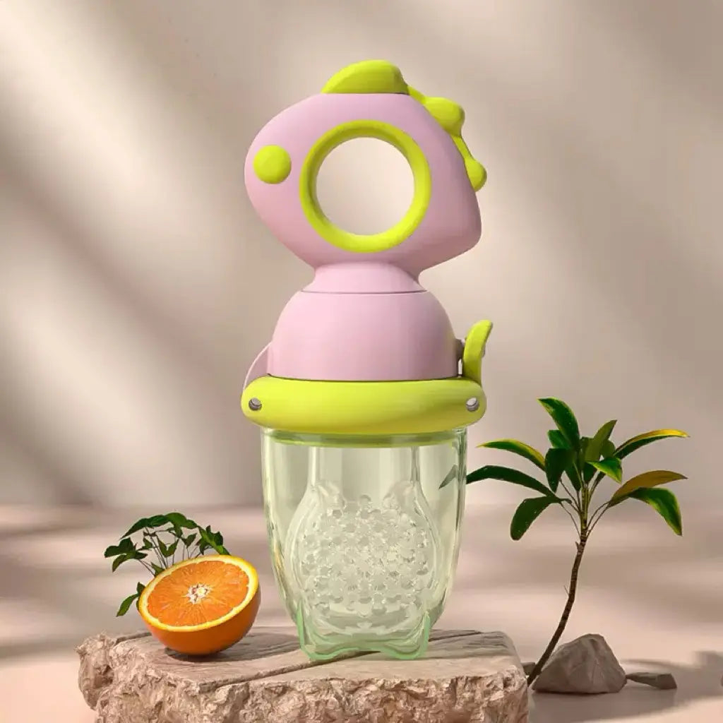 Baby Fruit Feeder – Silicone Rotating Push‑Type Teether