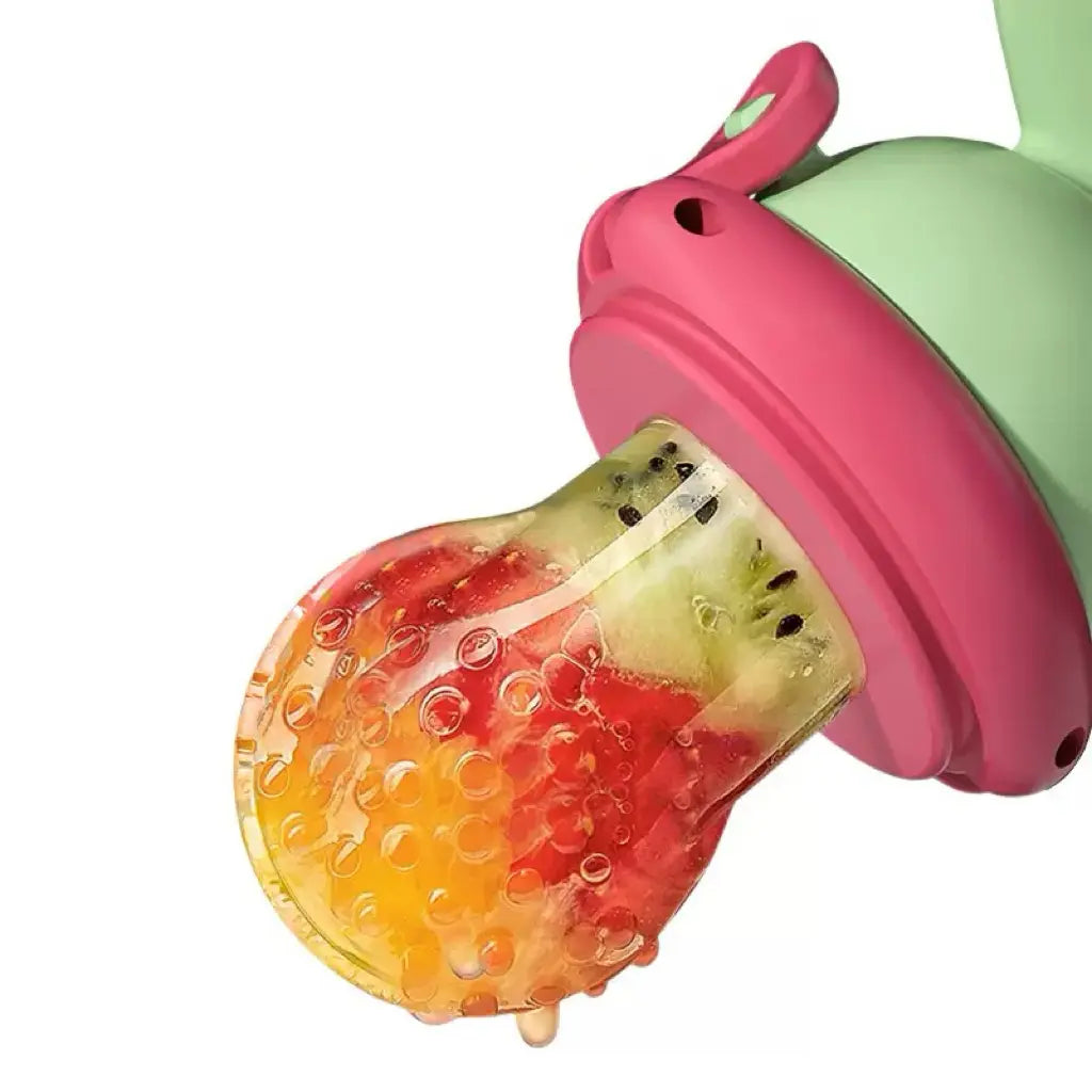 Baby Fruit Feeder – Silicone Rotating Push‑Type Teether