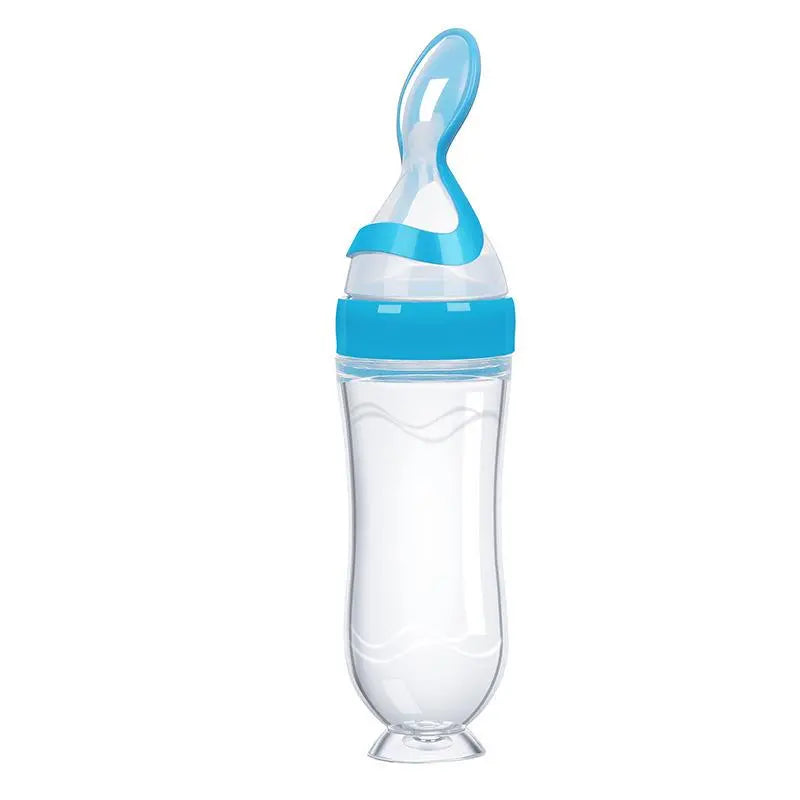 Baby Food Squeeze Feeder, Silicone Baby Milk Bottle, Baby Food Feeding Bottle, Baby Utensils, Baby Products, Drinking & Feeding Supplies, Newborn