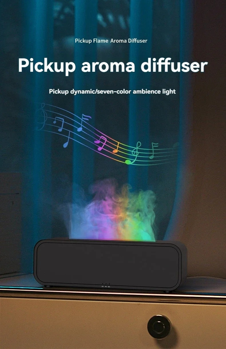 Seven Color Flame Humidifier