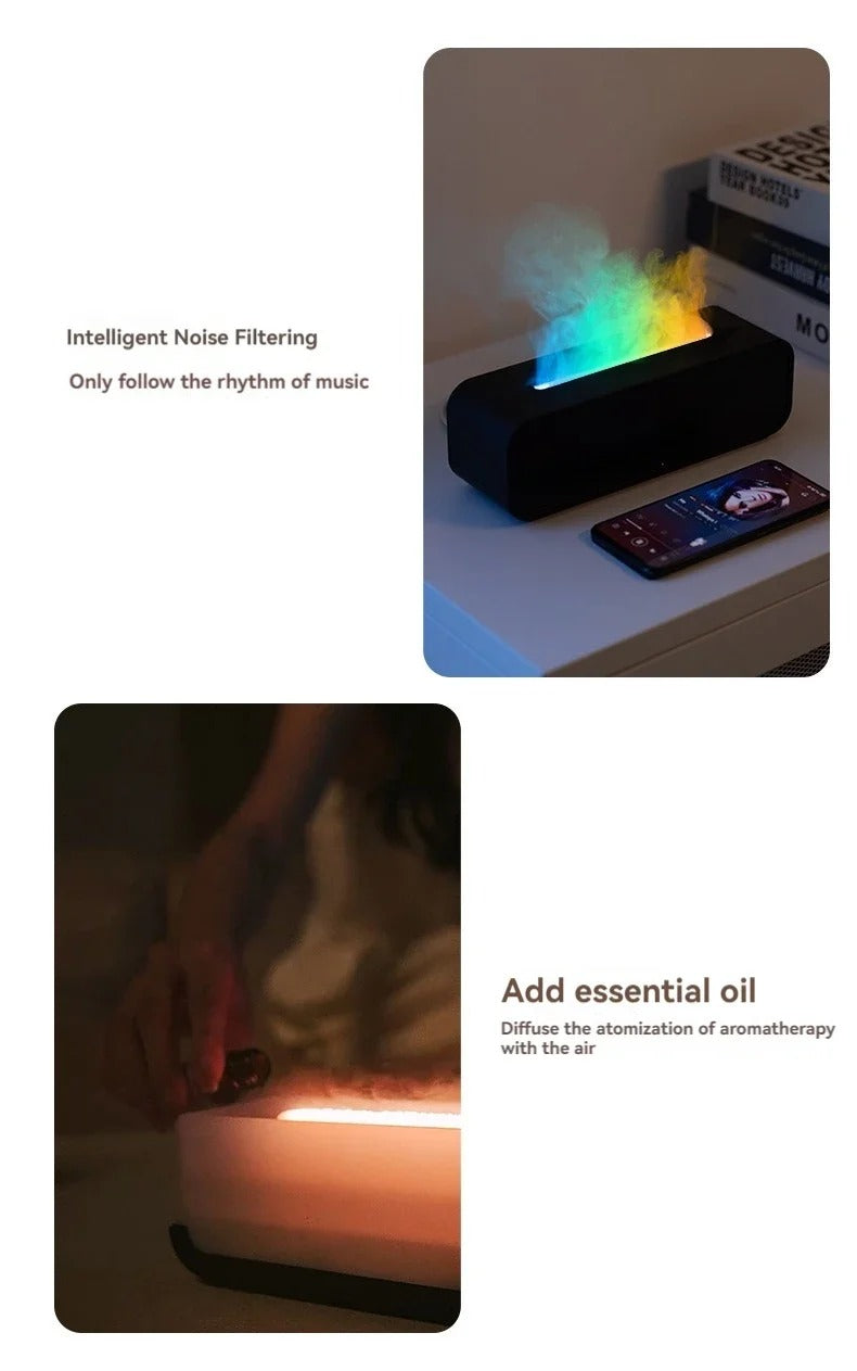 Seven Color Flame Humidifier