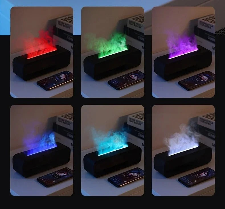 Seven Color Flame Humidifier